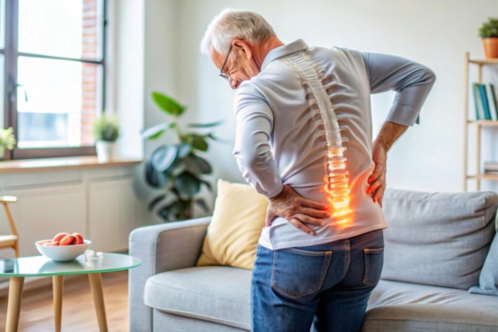 Patient experiencing sciatica nerve pain radiating from lower back to leg –orthopedic and pain management treatment at IBAP Clinics